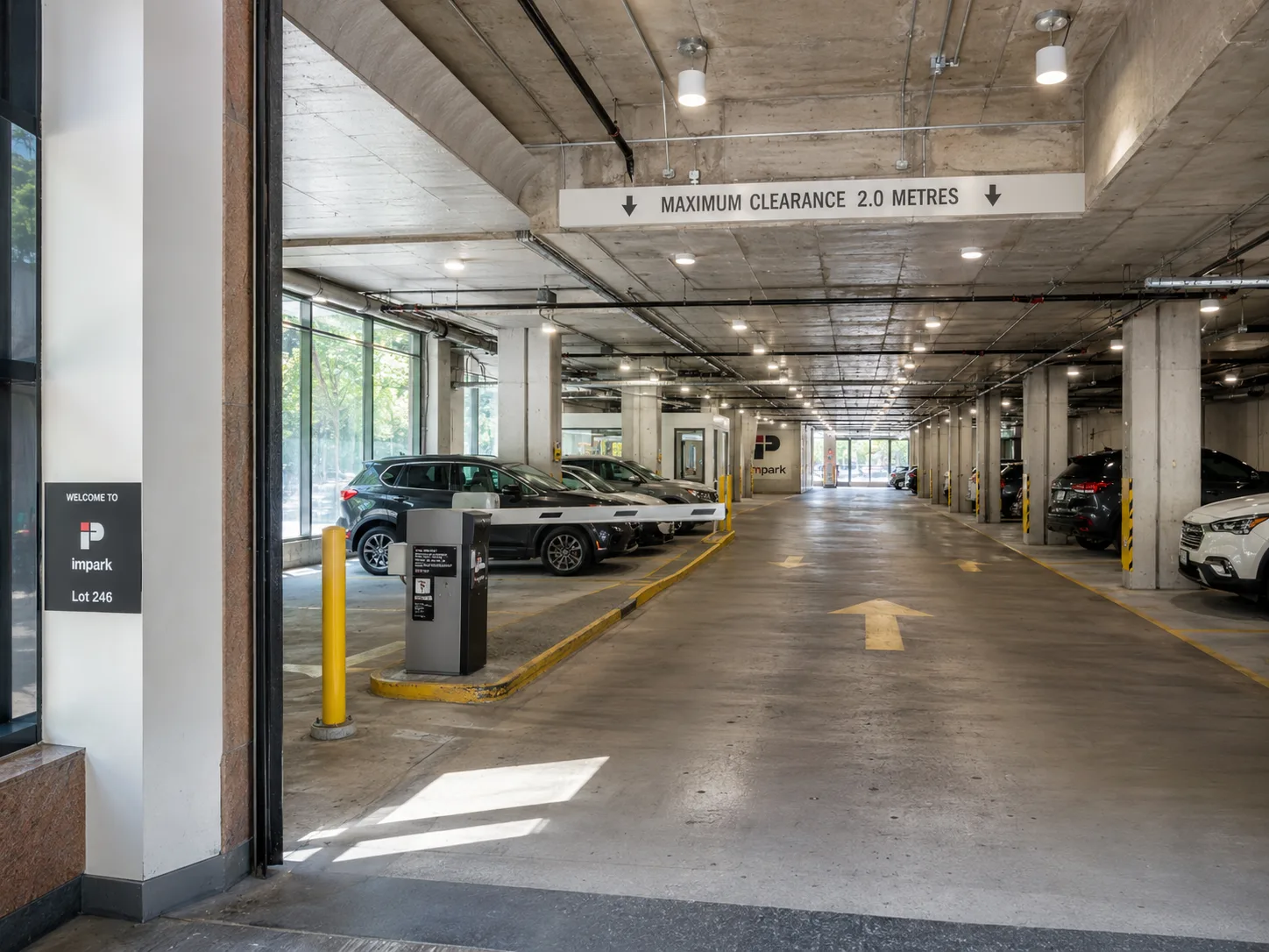 Impark Lot 246 garage approach