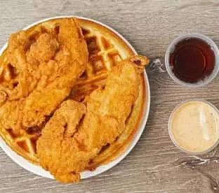 Tenders on waffle