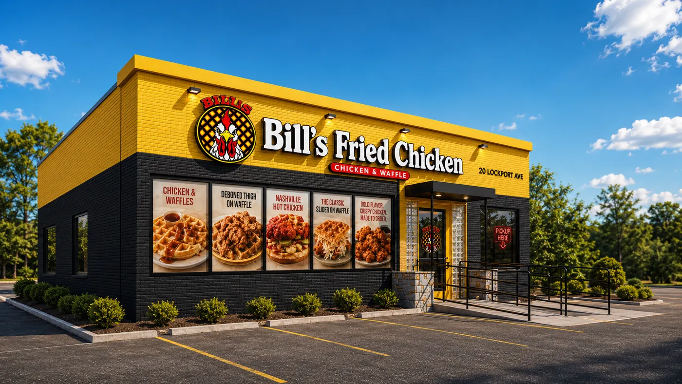 Bill's Fried Chicken & Waffle hero wide